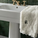 Elegant Bath Towels Large Monogram