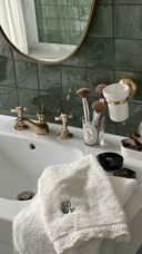 Elegant Hand Towel Initials