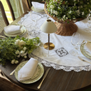 Crochet Napkins Initials