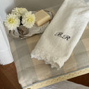 Elegant Hand Towel Initials