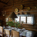 Elegant Linen Napkin Large Monogram