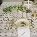 Classic Linen Napkin Small Monogram