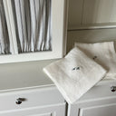 Classic Linen Napkin Small Monogram