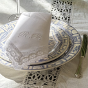 Crochet Napkins Initials